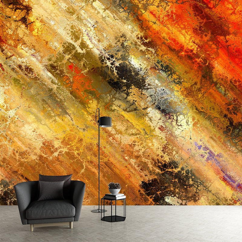 Illustration Abstract Pattern Mildew Wall Mural Horizontalt for Living Room