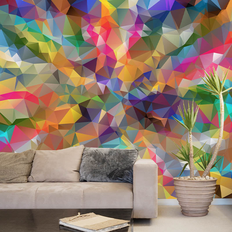 Illustration Pattern Mildew Wall Mural Art Horizontalt for Living Room