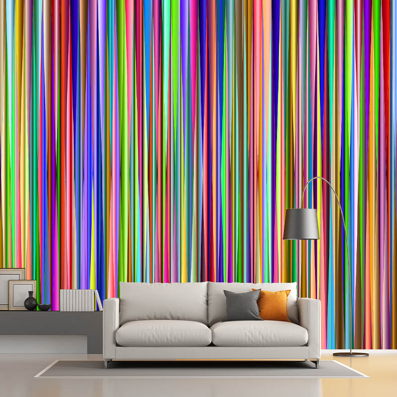Abstract Illustration Pattern Mildew Wall Mural Horizontalt for Living Room