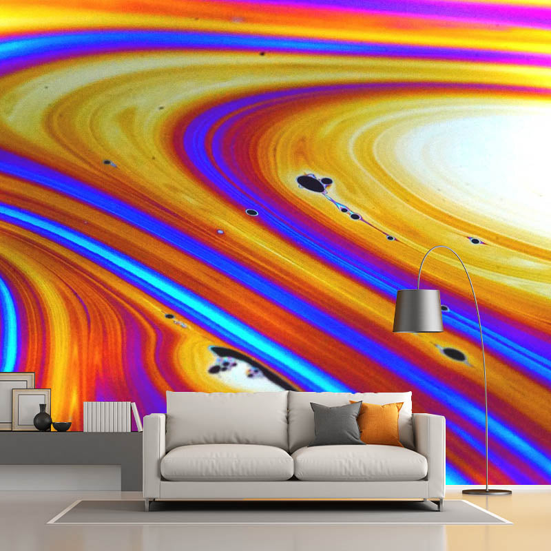 Abstract Illustration Pattern Mildew Wall Mural Horizontalt for Living Room