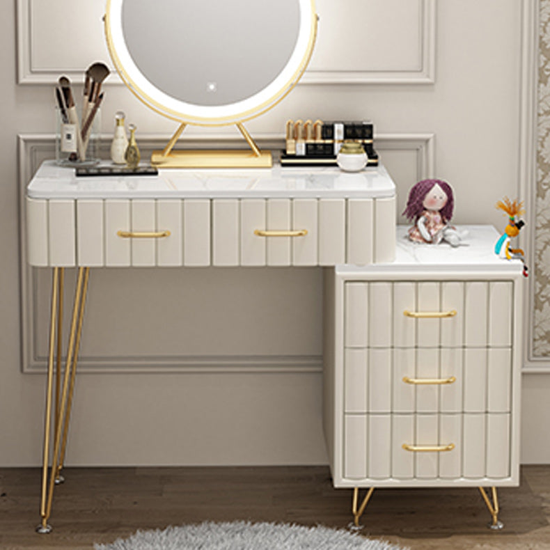 Slate Vanity Desk Removable Vanity Makeup Vanity Set for Bedroom