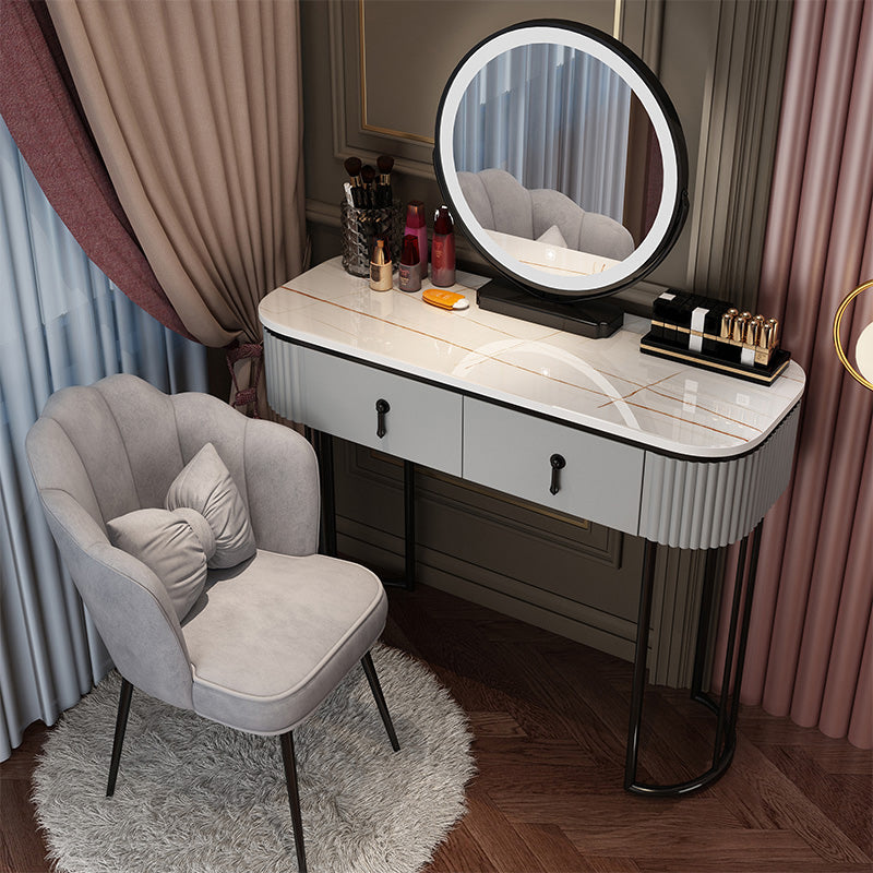 Wooden Vanity Desk Removable Vanity Makeup Vanity Set for Bedroom