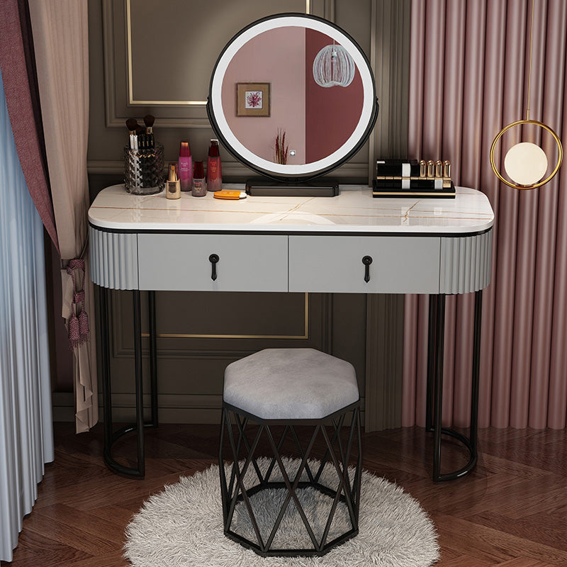 Wooden Vanity Desk Removable Vanity Makeup Vanity Set for Bedroom