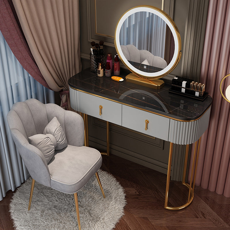 Wooden Vanity Desk Removable Vanity Makeup Vanity Set for Bedroom