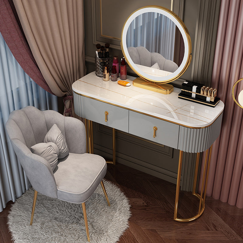 Wooden Vanity Desk Removable Vanity Makeup Vanity Set for Bedroom