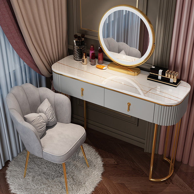 Wooden Vanity Desk Removable Vanity Makeup Vanity Set for Bedroom