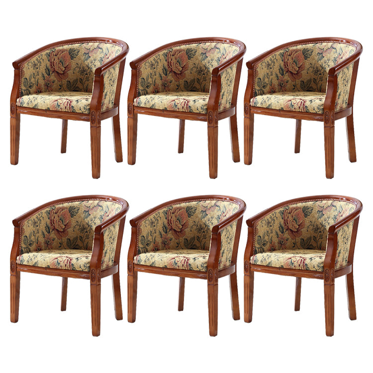 Traditional Style Dining Chair Solid Wood Dining Arm Chair for Hotel