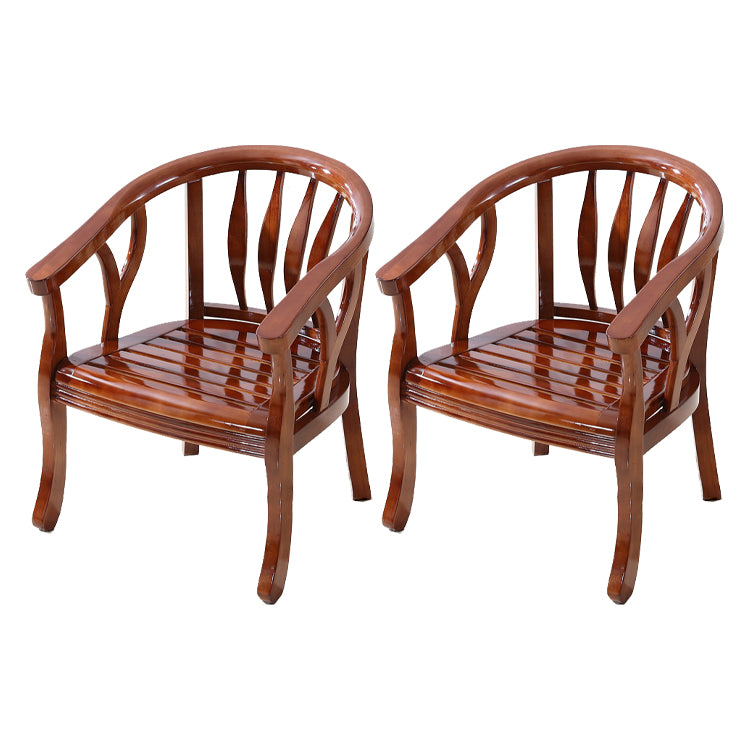 Traditional Style Dining Chair Solid Wood Dining Arm Chair for Hotel