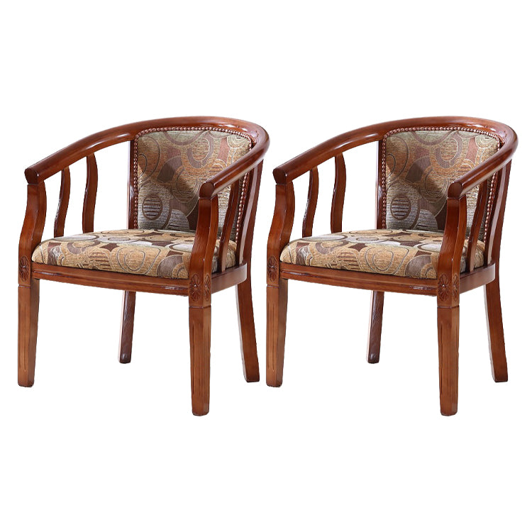 Traditional Style Dining Chair Solid Wood Dining Arm Chair for Hotel
