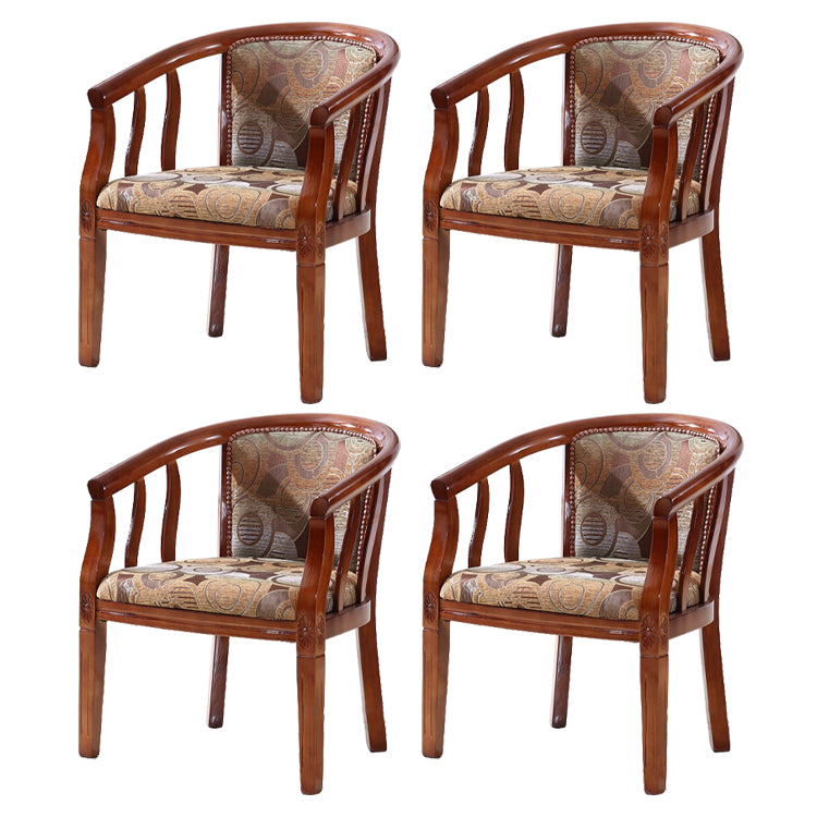 Traditional Style Dining Chair Solid Wood Dining Arm Chair for Hotel