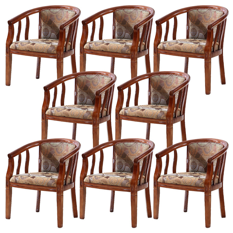 Traditional Style Dining Chair Solid Wood Dining Arm Chair for Hotel