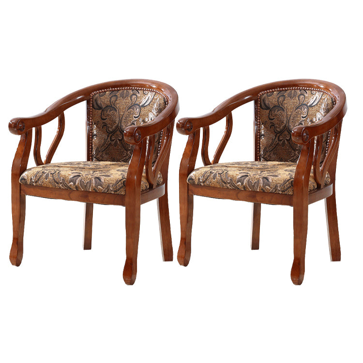 Traditional Style Dining Chair Solid Wood Dining Arm Chair for Hotel