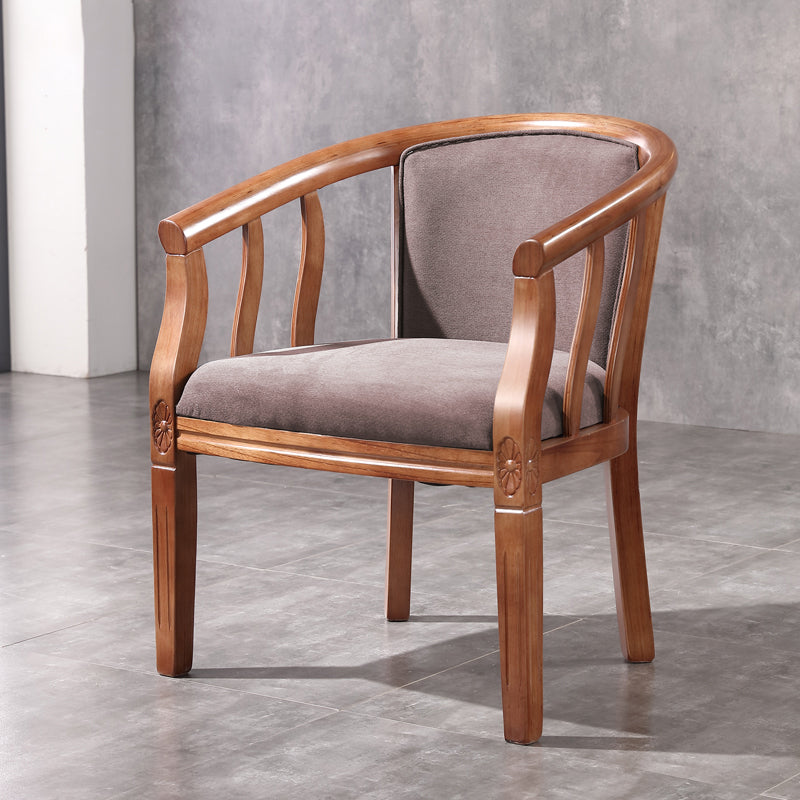 Traditional Style Dining Chair Solid Wood Dining Arm Chair for Hotel
