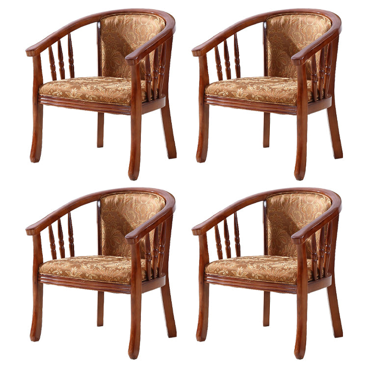 Traditional Style Dining Chair Solid Wood Dining Arm Chair for Hotel