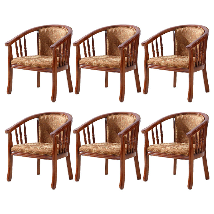 Traditional Style Dining Chair Solid Wood Dining Arm Chair for Hotel