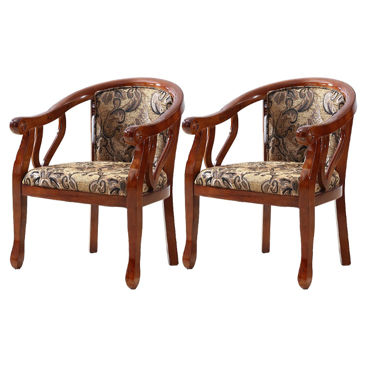 Traditional Style Dining Chair Solid Wood Dining Arm Chair for Hotel