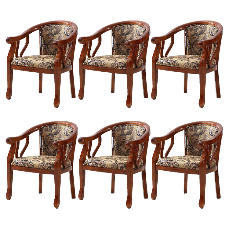 Traditional Style Dining Chair Solid Wood Dining Arm Chair for Hotel