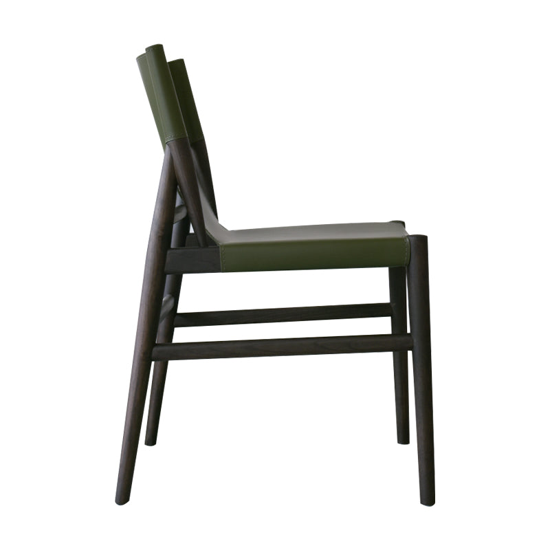 Modern Simple Side Chair Wooden Frame Kitchen Dining Chair for Home Use