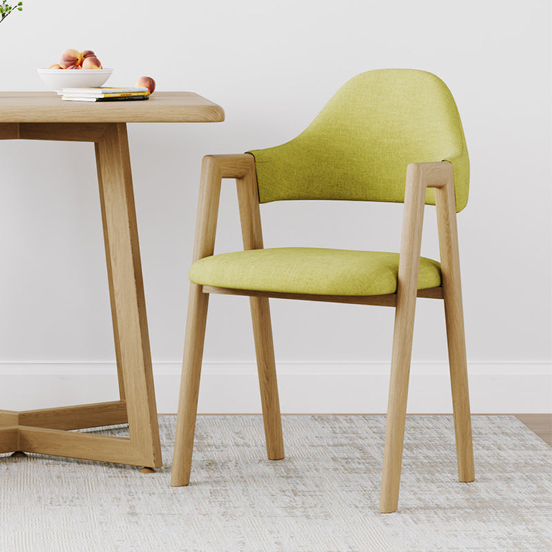 Modern Metal Chair Open Back Kitchen Dining Arm Chair for Dinning Room