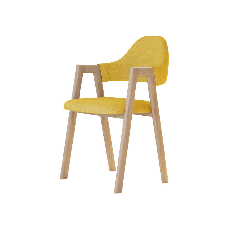 Modern Metal Chair Open Back Kitchen Dining Arm Chair for Dinning Room