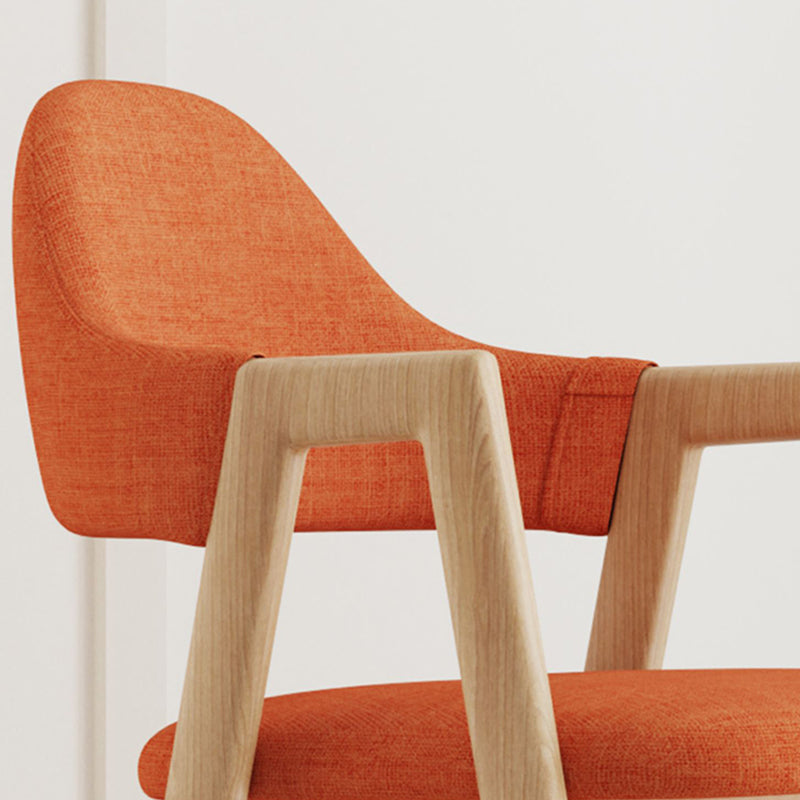 Modern Metal Chair Open Back Kitchen Dining Arm Chair for Dinning Room