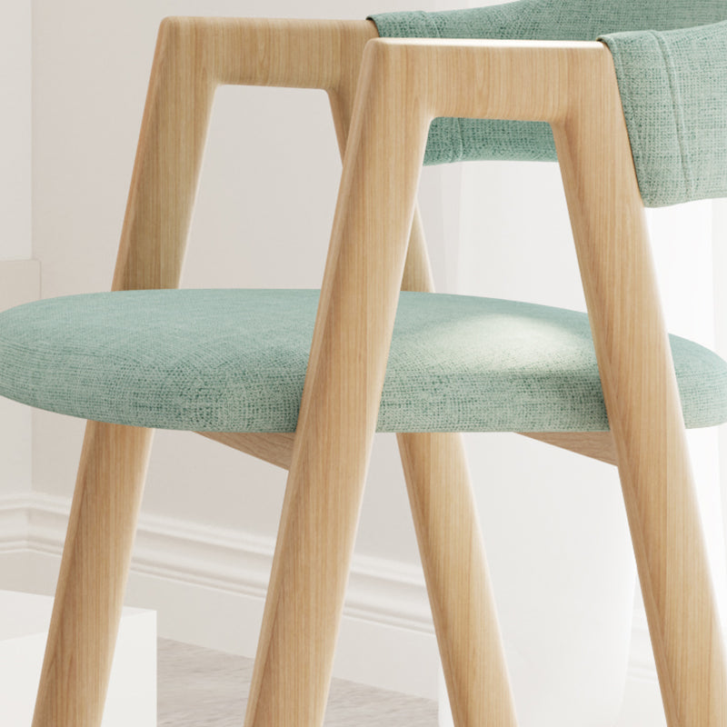 Modern Metal Chair Open Back Kitchen Dining Arm Chair for Dinning Room
