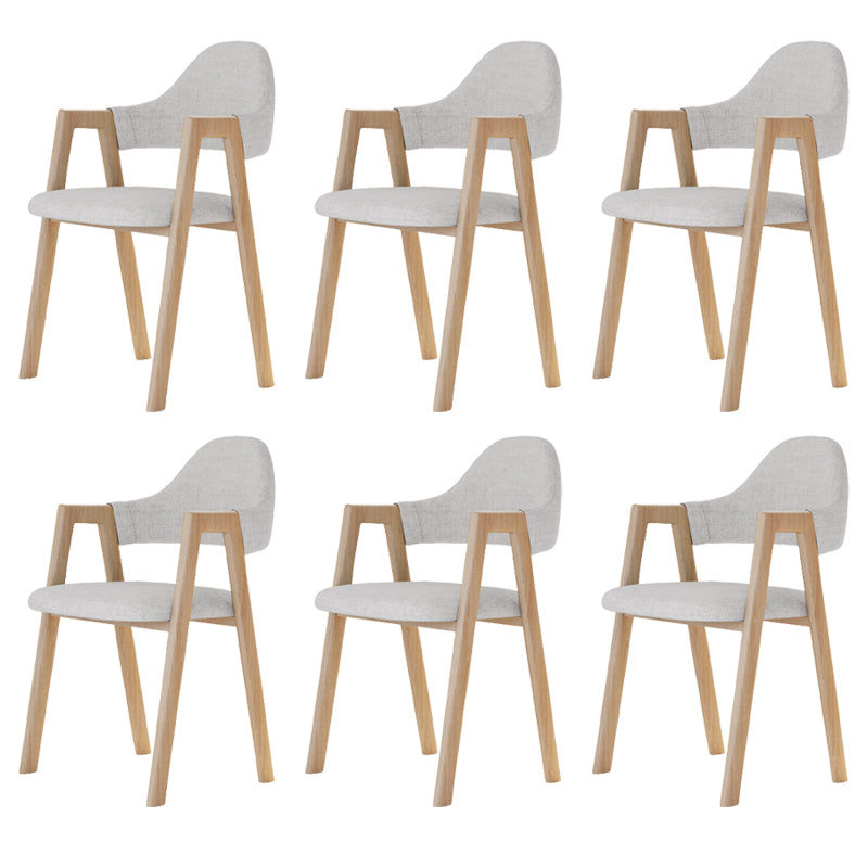 Modern Metal Chair Open Back Kitchen Dining Arm Chair for Dinning Room