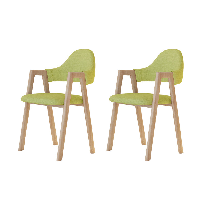 Modern Metal Chair Open Back Kitchen Dining Arm Chair for Dinning Room