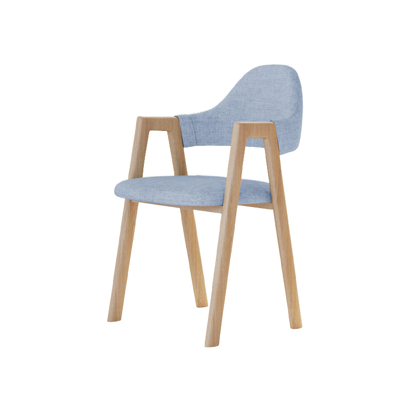 Modern Metal Chair Open Back Kitchen Dining Arm Chair for Dinning Room