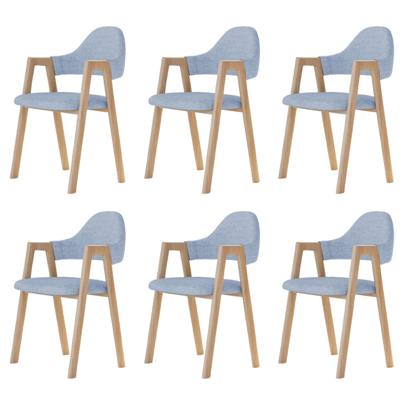 Modern Metal Chair Open Back Kitchen Dining Arm Chair for Dinning Room