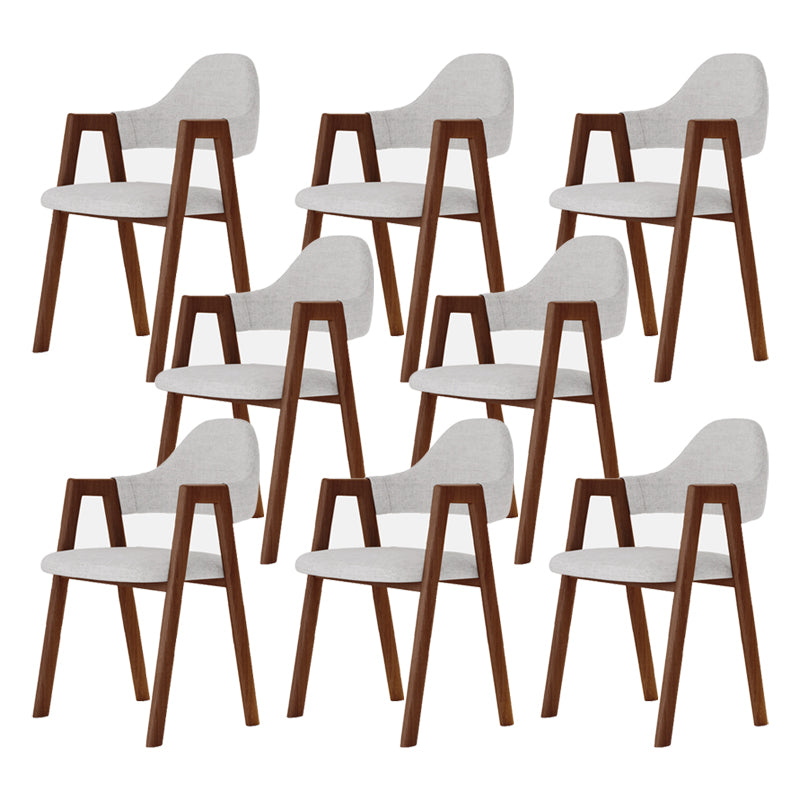 Modern Metal Chair Open Back Kitchen Dining Arm Chair for Dinning Room