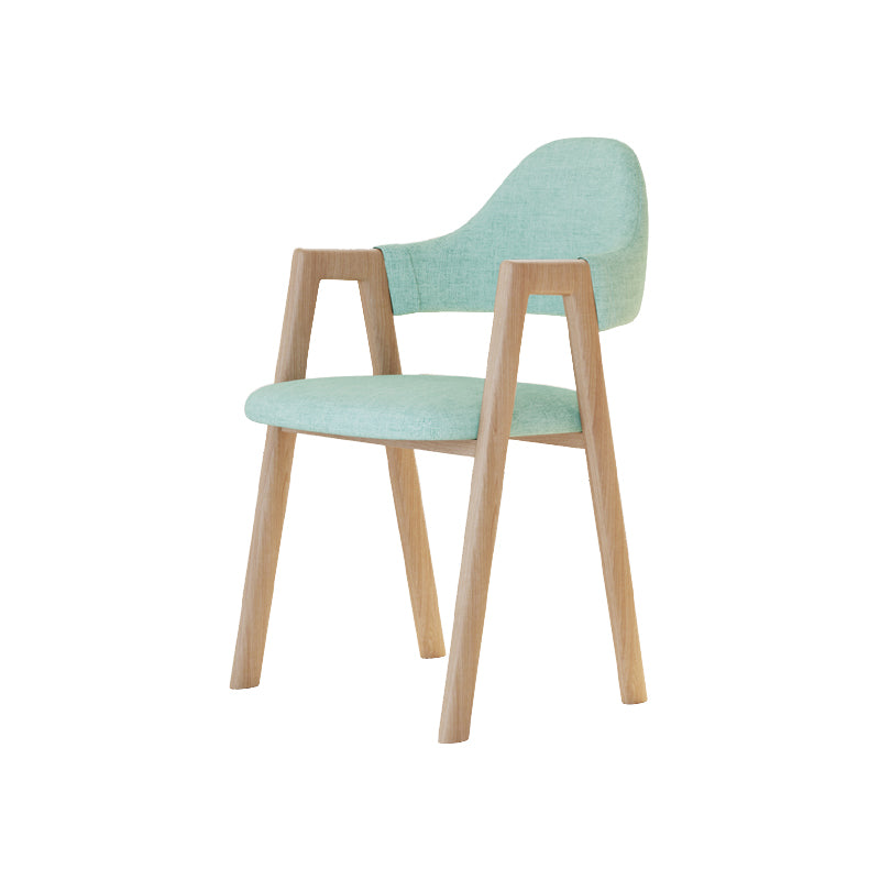 Modern Metal Chair Open Back Kitchen Dining Arm Chair for Dinning Room