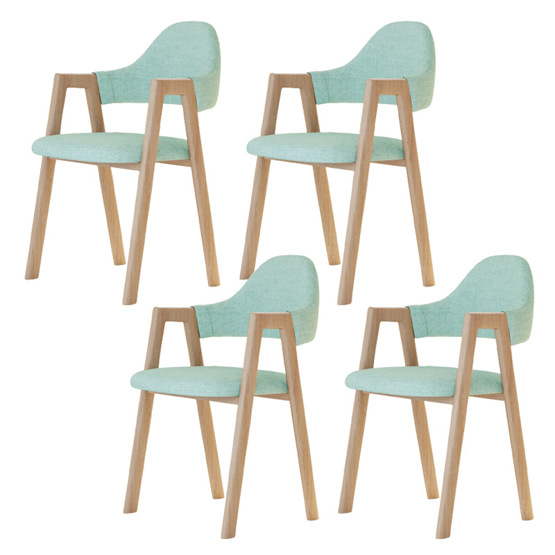 Modern Metal Chair Open Back Kitchen Dining Arm Chair for Dinning Room