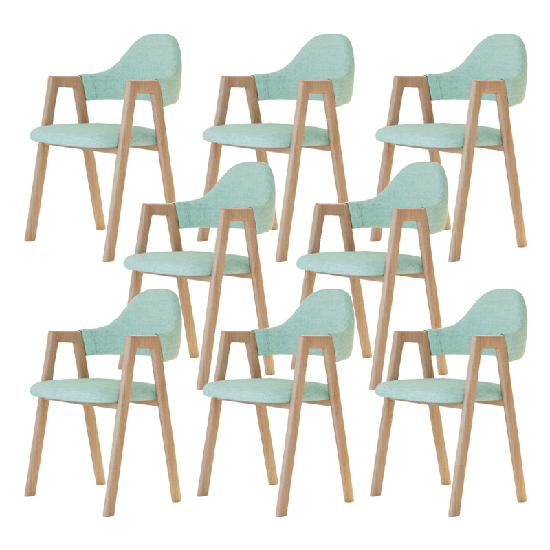Modern Metal Chair Open Back Kitchen Dining Arm Chair for Dinning Room