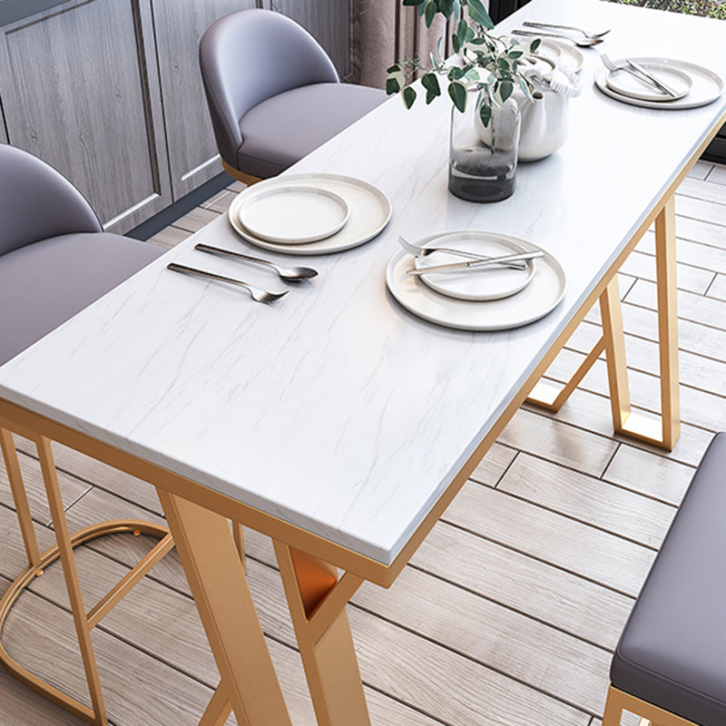 1/3/5 Pieces Counter Height Pub Set, Contemporary and Rectangular