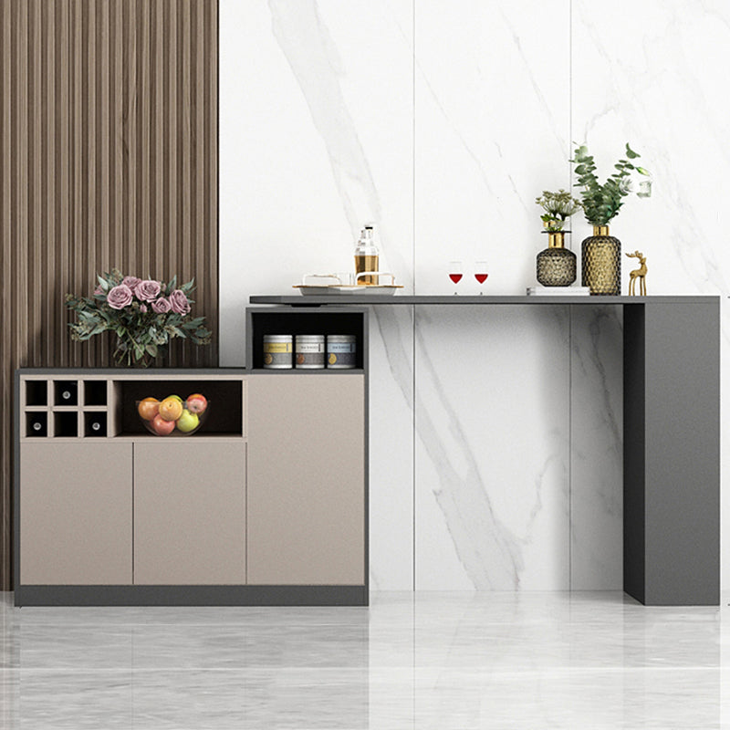 Modern Style Wood Specialty Bar Height Pub Table for Living Room