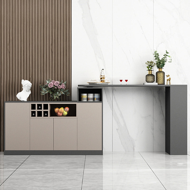 Modern Style Wood Specialty Bar Height Pub Table for Living Room