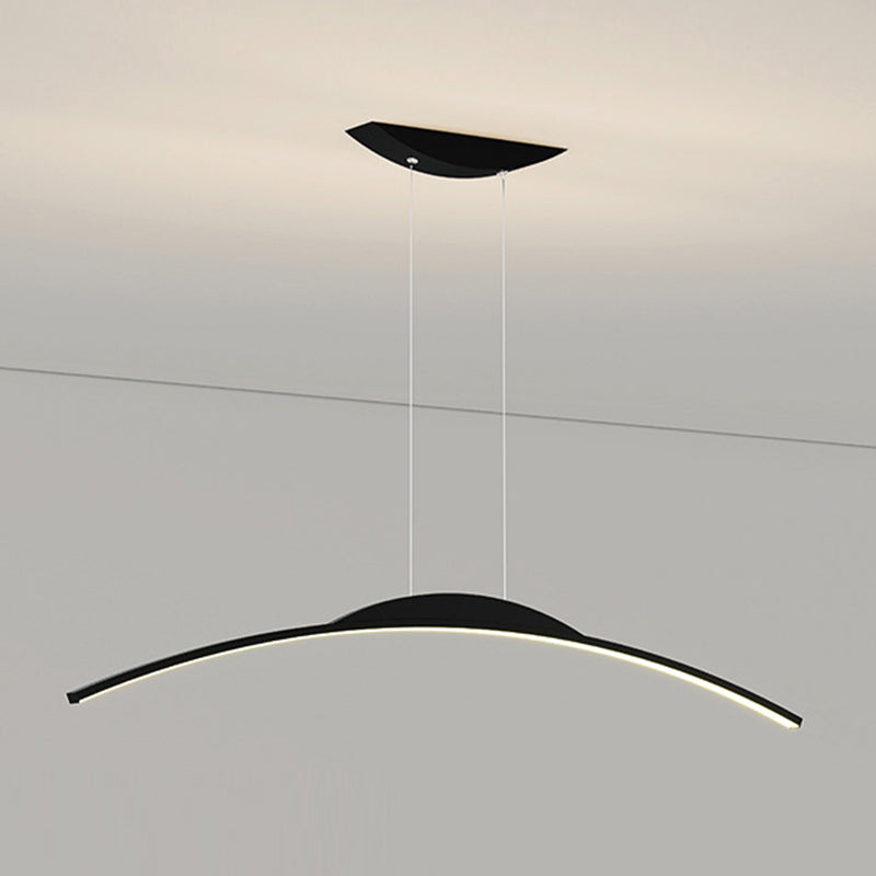 Single Kitchen Island Lighting Modern Black/White/Golden Island Pendant Lighting