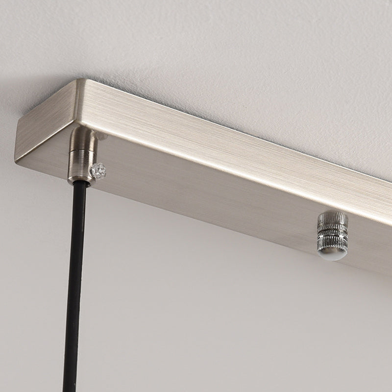 Black/White/Nickle Kitchen Island Lighting 3/4-Light Modern Island Pendant Lighting