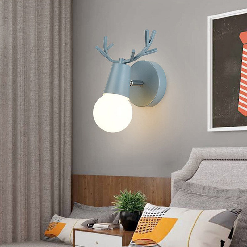 Modern Wall Light Sconce Macaron Wall Light Fixture for Bedroom