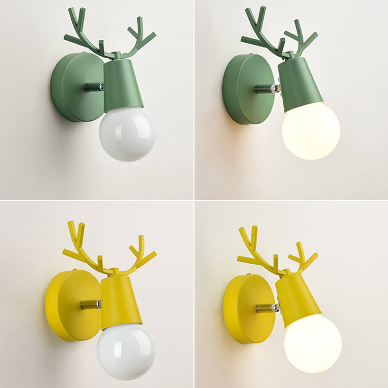 Modern Wall Light Sconce Macaron Wall Light Fixture for Bedroom