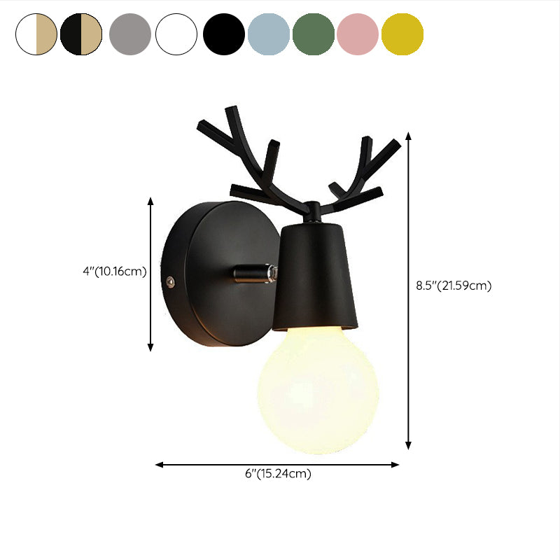 Modern Wall Light Sconce Macaron Wall Light Fixture for Bedroom