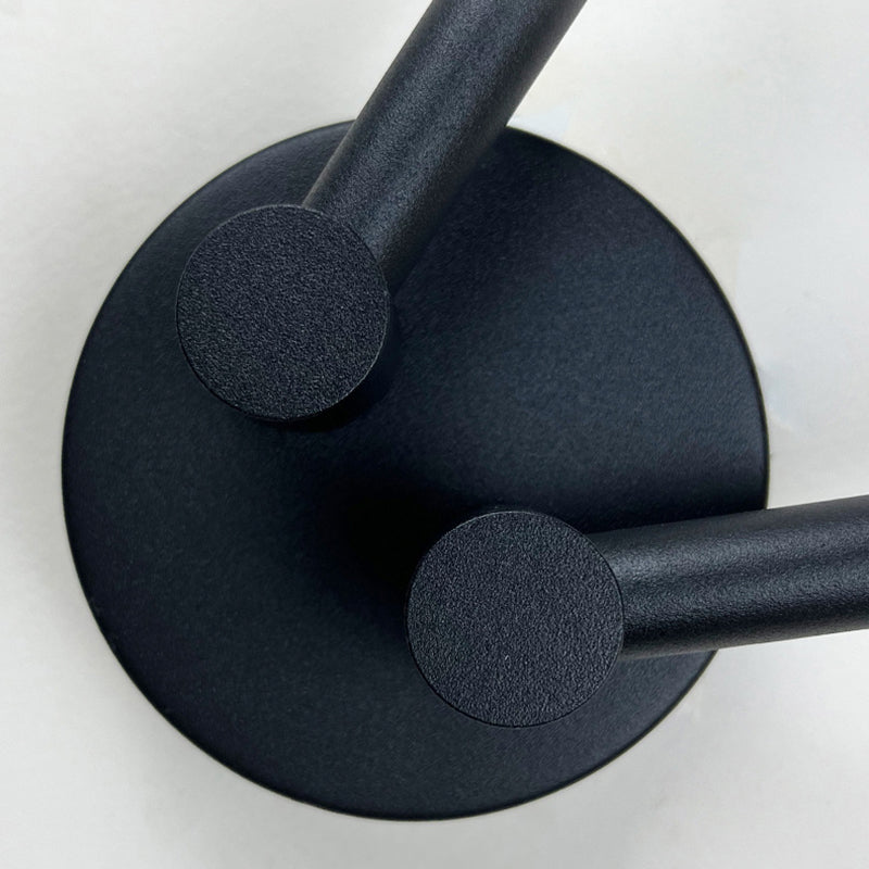 Linear Wall Lighting Industrial Metal Rotatable Wall Sconces in Black