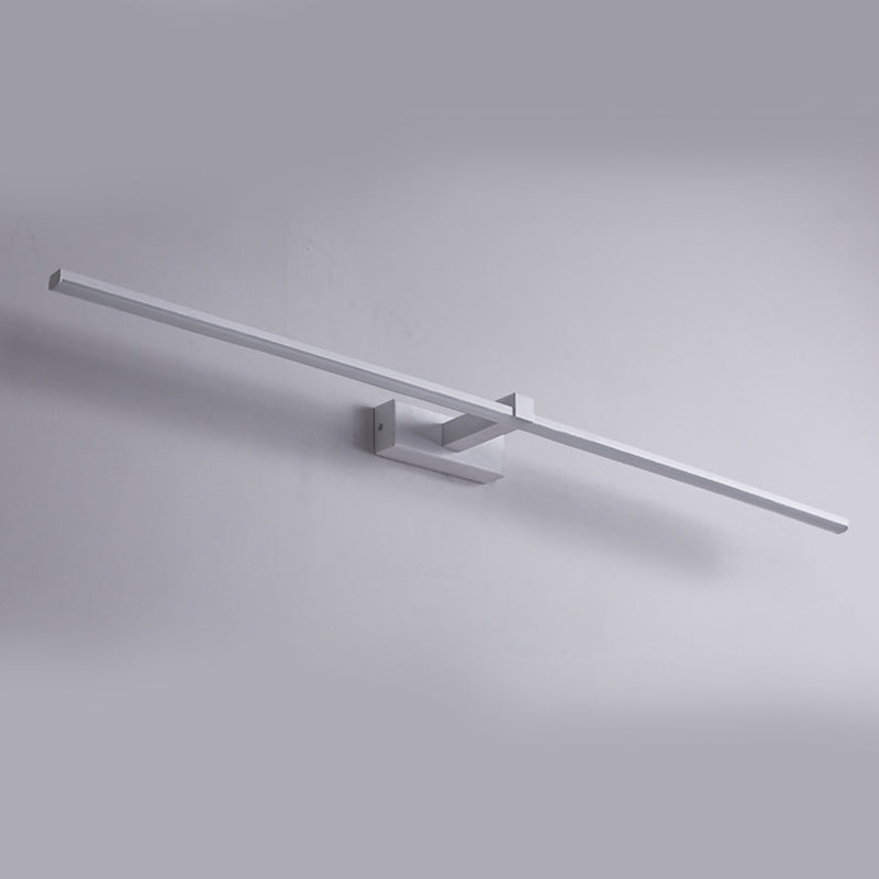 Metal Linear Shape Vanity Lights Modern Style 1 Light Vanity Light Fixtures