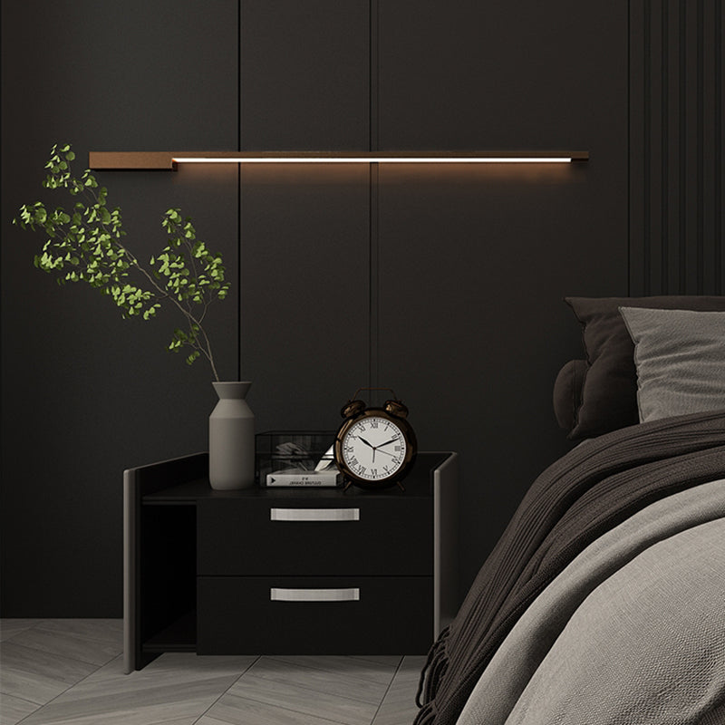 Metal Linear Shape Vanity Lights Modern Style 1 Light Vanity Light Fixtures