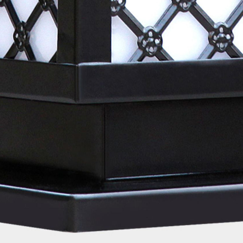 Postmodern Pillar Lamp Creative LED Solar Lighting Fixture for Garden