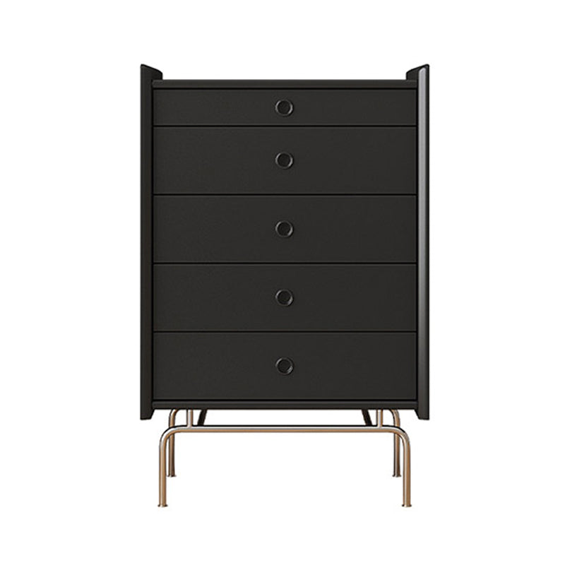 Contemporary Horizontal Double Dresser Wood Storage Dresser for Living Room