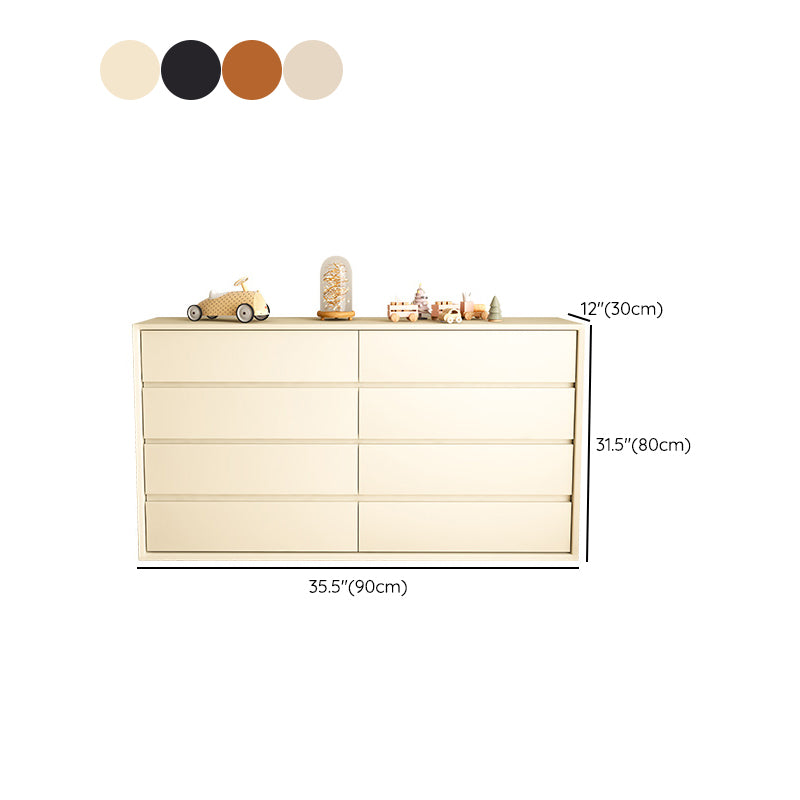 Modern Storage Chest Dresser Wooden Storage Chest with 8 Drawers