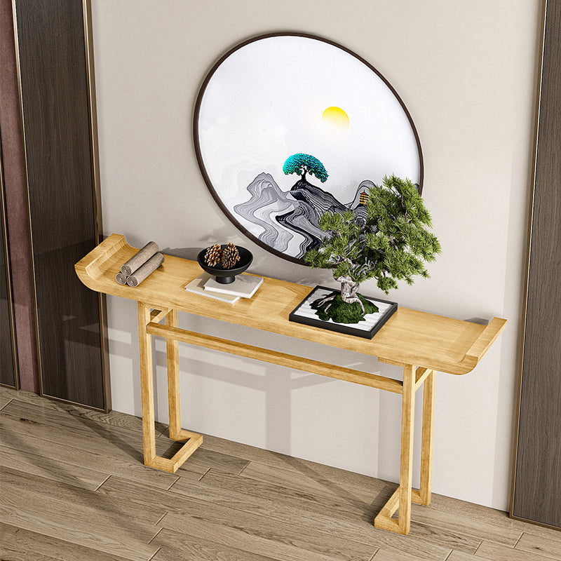 Modern Rectangular Console Table Wooden Console Sofa Table for Hall