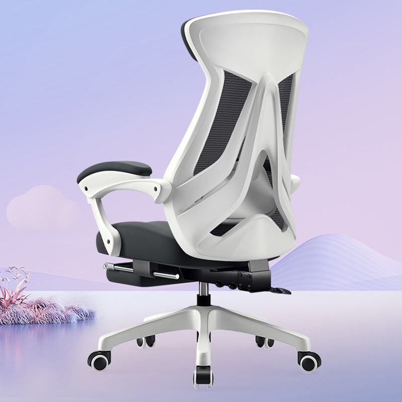 Padded Arms Office Chair No Distressing Tilt Mechanism Ergonomic Slide Chair